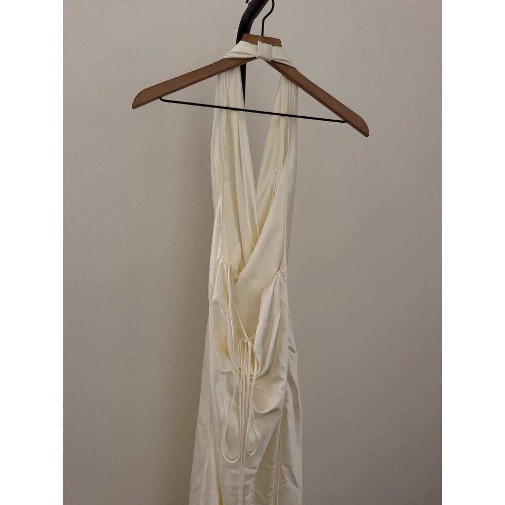 New Datt long curtain dress white size M $505 - Picture 4 of 6